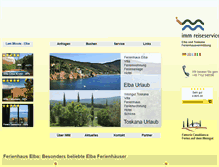 Tablet Screenshot of elba-toscana.de